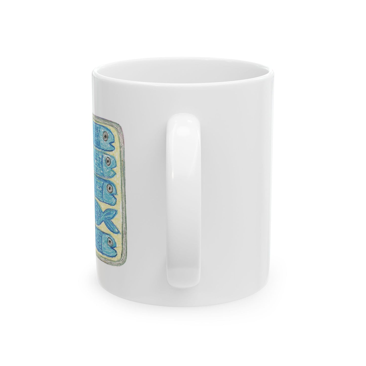 Tasse en céramique pour sardines (11 oz, 15 oz)