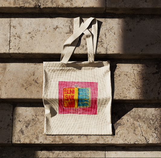 Sardines Cotton Canvas Tote Bag